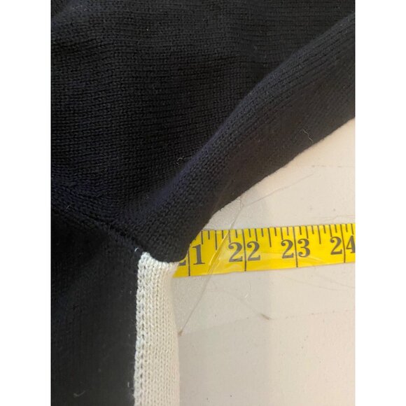 Charter Club Black Sweater Dog Design Button Shoulder Detail XL - Picture 7 of 10